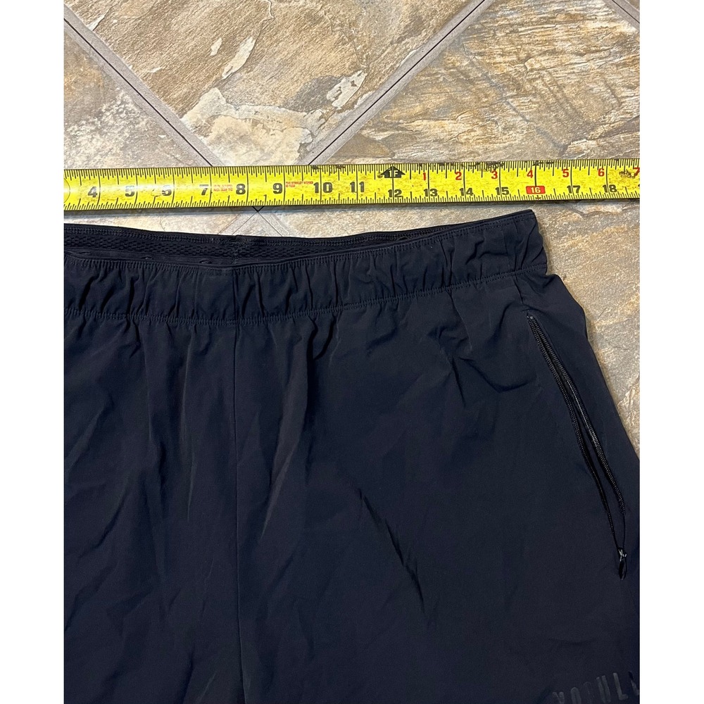 Nobull Training Shorts Mens Large Black Zipper Pockets - Picture 5 of 7
